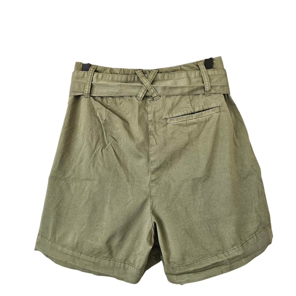 Alex Mill Olive Green Cotton Expedition Shorts - Picture 3 of 13